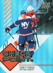 2024-25 Upper Deck Checkpoint Casey Cizikas #CP-15 card