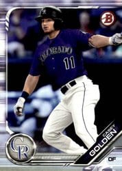 2019 Bowman Draft Base Set Casey Golden #BD-83 card
