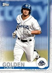 2019 Topps Pro Debut Base Set Casey Golden #133 card