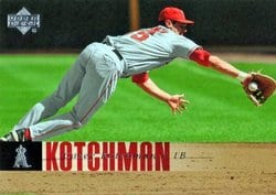 2006 Upper Deck Base Set Casey Kotchman #4 card