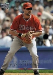 2008 Upper Deck Base Set Casey Kotchman #8 card