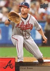 2009 Upper Deck Base Set Casey Kotchman #28 card