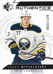 2018-19 SP Base Set Casey Mittelstadt #140 card
