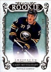 2018-19 Upper Deck Artifacts Base Set Casey Mittelstadt #176 card