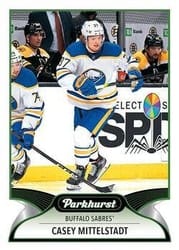 2021-22 Parkhurst Base Set Casey Mittelstadt #136 card