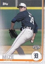 2019 Topps Pro Debut Base Set Casey Mize #200 card