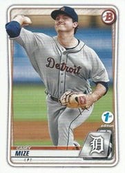 2020 Bowman 1st Edition Base Set Casey Mize #BFE-142 card