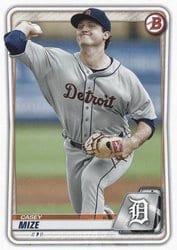 2020 Bowman Prospects Casey Mize #BP-142 card