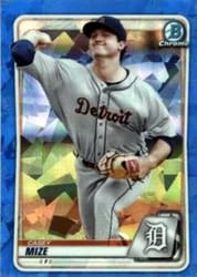 2020 Bowman Sapphire Edition Base Set Casey Mize #BCP-142 card