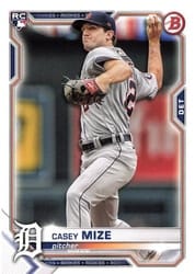 2021 Bowman Base Set Casey Mize #31 card