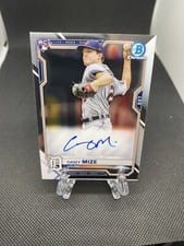 2021 Bowman Chrome Rookie Autographs Casey Mize #CRA-CM card