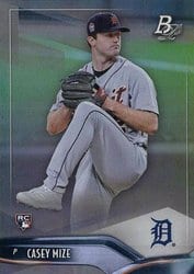 2021 Bowman Platinum Base Set Casey Mize #7 card