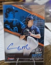 2021 Bowman's Best Best of 2021 Autographs Casey Mize #B21-CM card