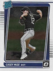 2021 Donruss Optic Base Set Casey Mize #39 card