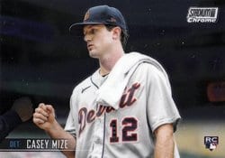 2021 Stadium Club Chrome Base Set Casey Mize #82 card