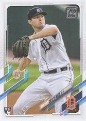 2021 Topps Base Set Casey Mize #321 card
