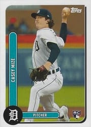 2021 Topps Brooklyn Collection Base Set Casey Mize #46 card