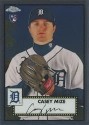 2021 Topps Chrome Platinum Anniversary Base Set Casey Mize #18 card