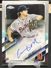 2021 Topps Chrome Rookie Autographs Casey Mize #RA-CM card