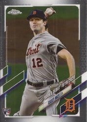 2021 Topps Chrome Update Base Set Casey Mize #USC73 card
