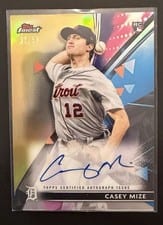 2021 Topps Finest Autographs Casey Mize #FA-CM card