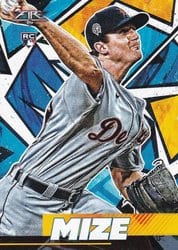 2021 Topps Fire Base Set Casey Mize #66 card