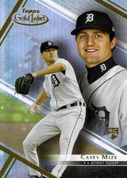 2021 Topps Gold Label Base Set Casey Mize #68 card