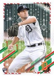 2021 Topps Holiday Base Set Casey Mize #HW18 card