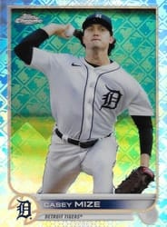2022 Topps Chrome Logofractor Edition Base Set Casey Mize #37 card
