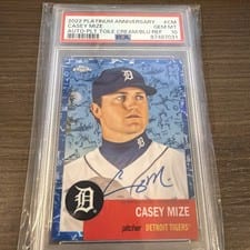 2022 Topps Chrome Platinum Anniversary Autographs Casey Mize #CPA-CM card