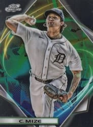 2022 Topps Cosmic Chrome Base Set Casey Mize #158 card