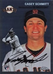 2023 Topps Chrome Platinum Anniversary Base Set Casey Schmitt #90 card