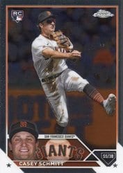 2023 Topps Chrome Update Base Set Casey Schmitt #USC169 card