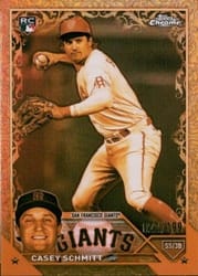 2023 Topps Gilded Collection Base Set Casey Schmitt #168 card