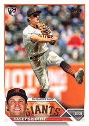2023 Topps Update Base Set Casey Schmitt #US133 card