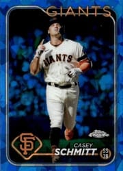 2024 Topps Chrome Sapphire Edition Base Set Casey Schmitt #403 card