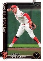 2025 Topps Base Set Casey Schmitt #495 card