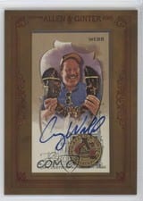 2023 Topps Allen & Ginter X Framed Mini Autographs Non-Baseball Casey Webb #MA-CW card
