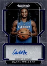 2022 Panini Prizm Draft Picks Freshman Signatures Cason Wallace #FS-CWA card