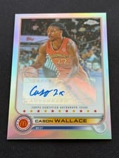 2022 Topps Chrome McDonald's All American Topps Chrome Autographs Cason Wallace #CA-CWA card