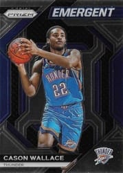 2023-24 Panini Prizm Emergent Cason Wallace #29 card