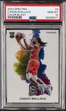 2023 Panini Spectra Color Blast Cason Wallace #9 card