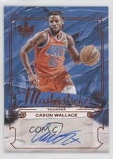 2024-25 Panini Court Kings Masterstrokes Autographs Cason Wallace #MS-WAL card