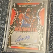 2024-25 Panini Obsidian Magmatic Signatures Cason Wallace #MS-CWL card