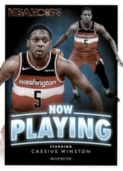 2020-21 Hoops Now Playing Cassius Winston #SS-29 card