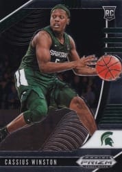 2020 Panini Prizm Draft Picks Base Set Cassius Winston #29 card
