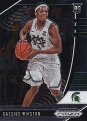 2020 Panini Prizm Draft Picks Base Set Cassius Winston #69 card