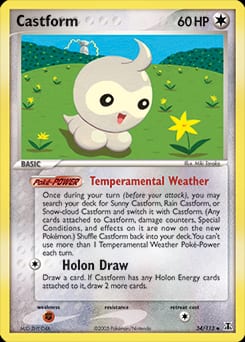 Delta Species Castform #34 card