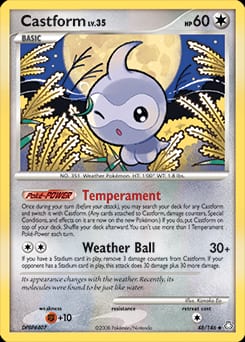 Legends Awakened Castform #48 card