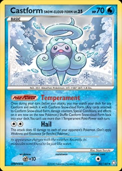 Legends Awakened Castform Snow-Cloud Form #50 card